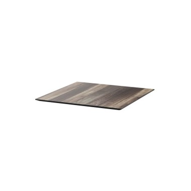 Veba - HPL Plateau de table carré Tropical Wood