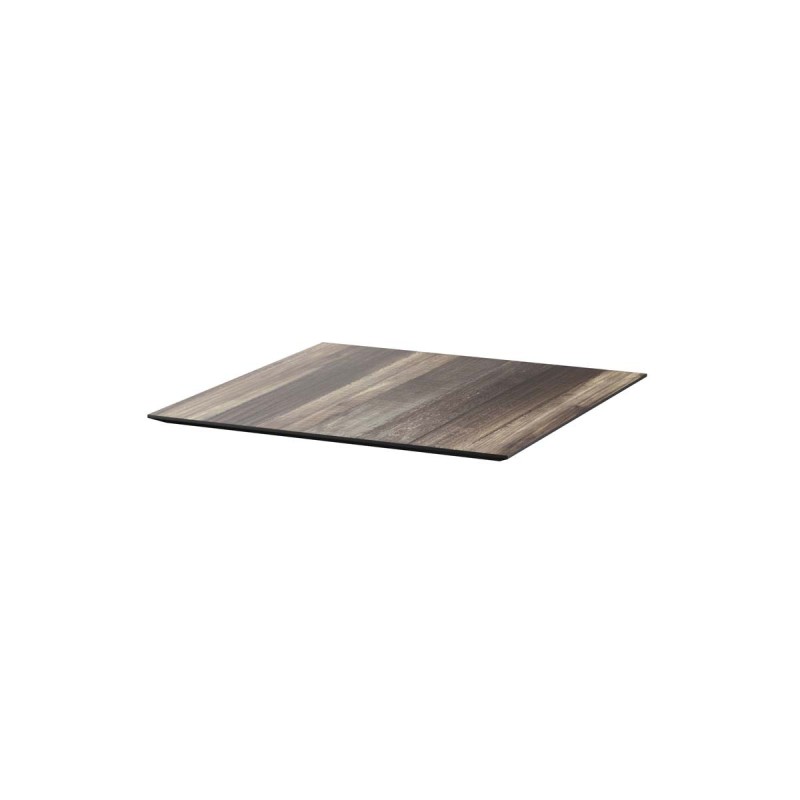 Veba - HPL Plateau de table carré Tropical Wood