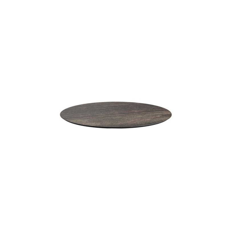 Veba - HPL Plateau de table rond Riverwashed Wood