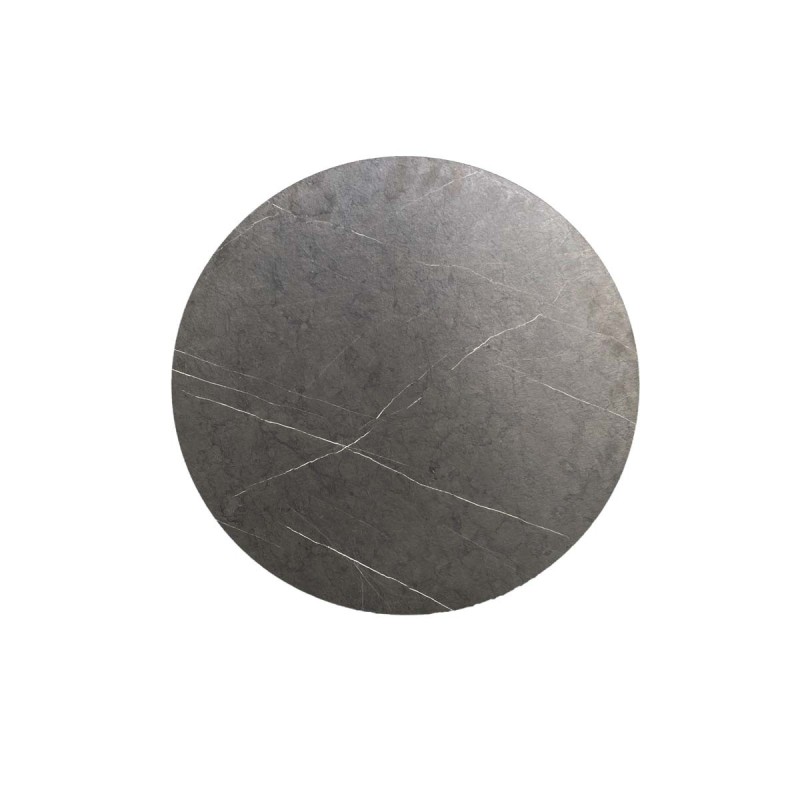 Veba - HPL Plateau de table rond Midnight Marble