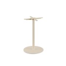 Veba - Urban table de bistrot avec piètement sable + plateau carré HPL Moonstone