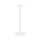Veba - Urban mange-debout avec piètement blanc + plateau carré HPL Moonstone