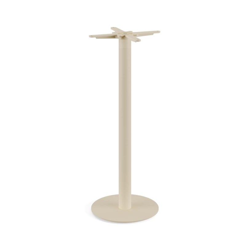 Veba - Urban mange debout avec piètement sable + plateau carré HPL Midnight Marble