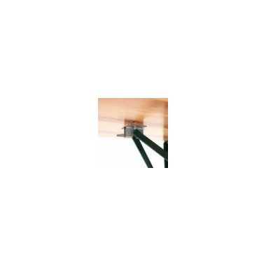 Veba - 1 table & 2 bancs pliables - Profondeur 700 mm