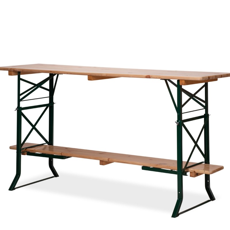 Veba - Set de réhausse de table de brasseur - cornières d'angle en acier