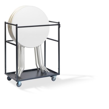 Veba - Petit chariot de transport pour tables hautes