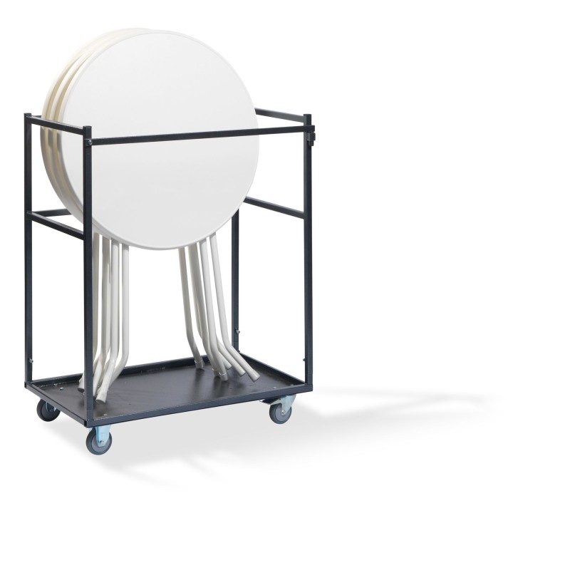Veba - Petit chariot de transport pour tables hautes