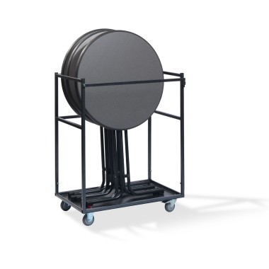 Veba - Petit chariot de transport pour tables hautes