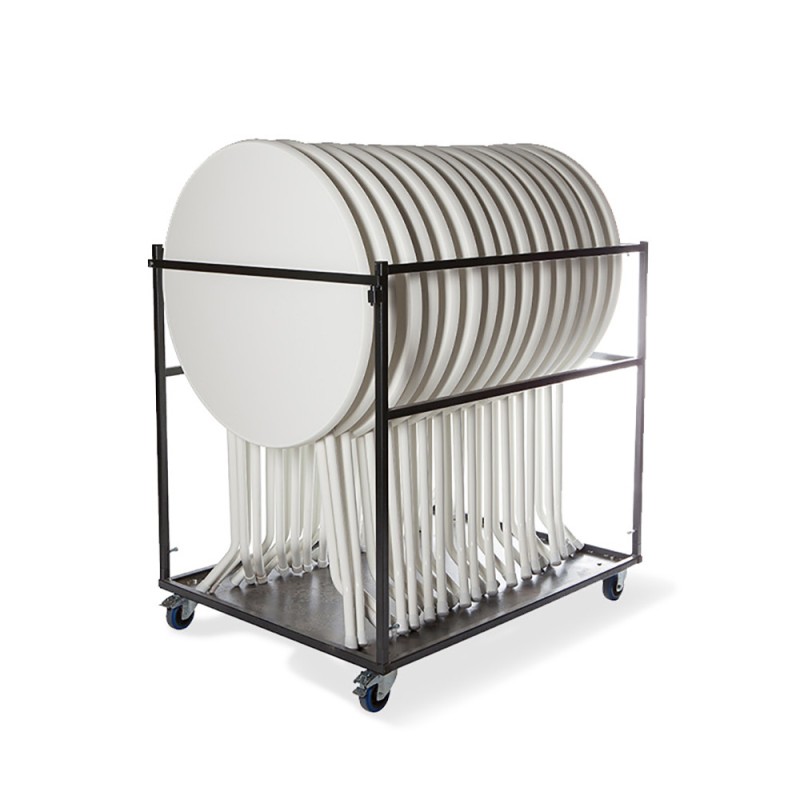 Veba - Grand chariot de transport pour tables hautes