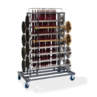 Veba - Chariot de transport Elegance pour 16 potelets et cordes