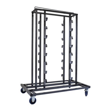Veba - Chariot de transport Elegance pour 16 potelets et cordes