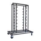 Veba - Chariot de transport Elegance pour 16 potelets et cordes