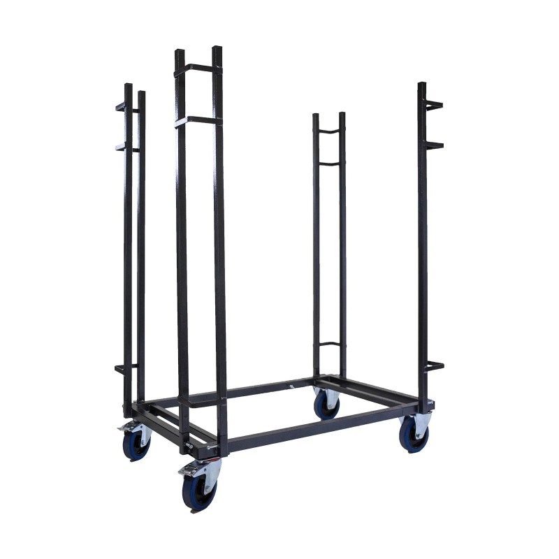 Veba - Chariot de transport pour tables de banquet rectangulaires dimensions ajustables
