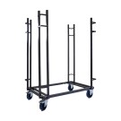 Veba - Chariot de transport pour tables de banquet rectangulaires dimensions ajustables