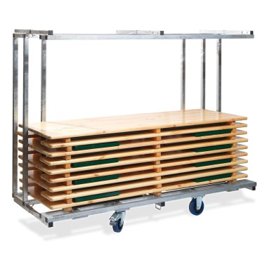Veba - Chariot de transport professionnel pour 10 ensembles complets de brasseur