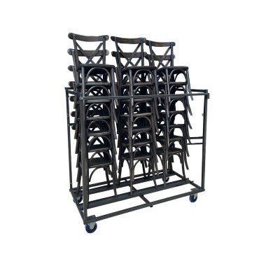 Veba - Chariot de transport pour max 27 chaises de mariage