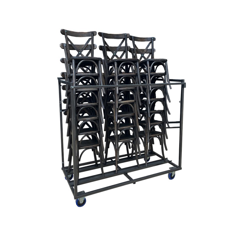 Veba - Chariot de transport pour max 27 chaises de mariage