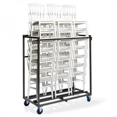 Veba - Chariot de transport pour max 27 chaises de mariage
