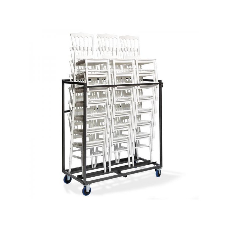 Veba - Chariot de transport pour max 27 chaises de mariage