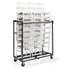 Veba - Chariot de transport pour max 27 chaises de mariage