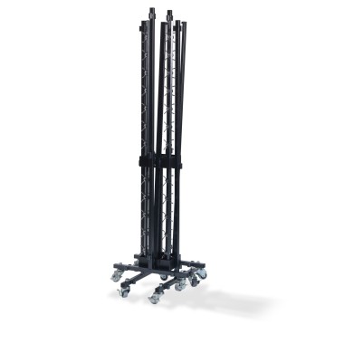 Veba - Petit chariot de transport pour 2 porte-manteaux complets
