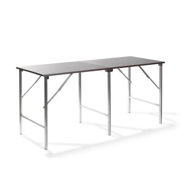 Veba - Table de travail pliable en acier inoxydable