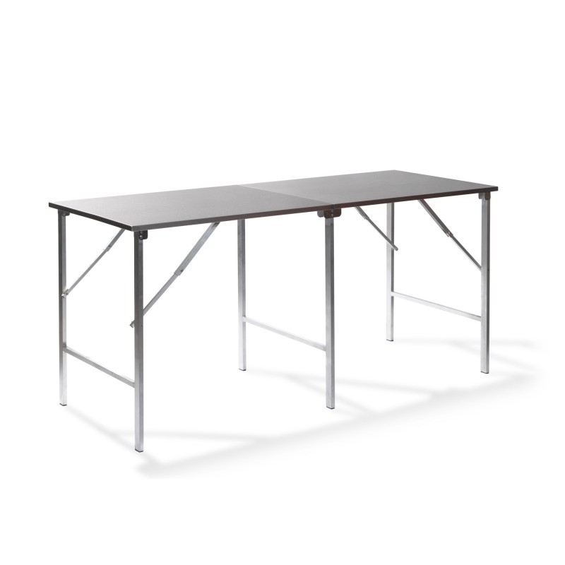 Veba - Table de travail pliable en acier inoxydable