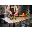 Veba - Table de travail pliable en acier inoxydable
