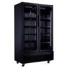 Veba - Réfrigérateur à bouteilles avec 2 portes vitrées