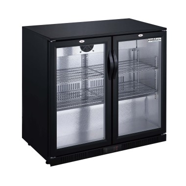 Veba - Réfrigérateur de bar avec 2 portes vitrées