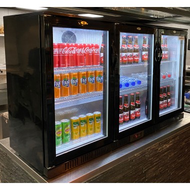 Veba - Réfrigérateur de bar avec 3 portes vitrées