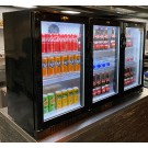 Veba - Réfrigérateur de bar avec 3 portes vitrées