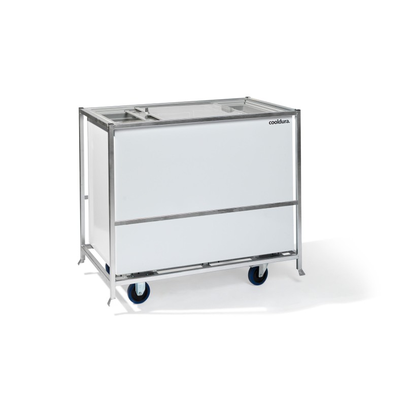 Veba - Chariot pour réfrigérateur coffre