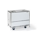Veba - Chariot pour réfrigérateur coffre