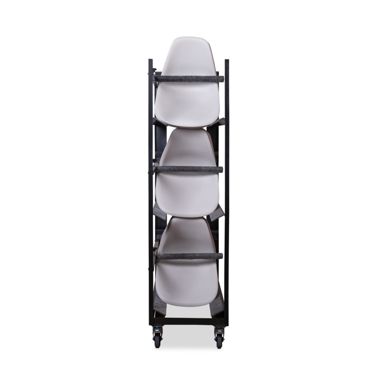 Veba - Chariot de transport pour 60 coques d'assise sans accoudoirs Keeve
