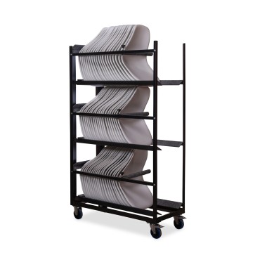 Veba - Chariot de transport pour 60 coques d'assise sans accoudoirs Keeve
