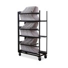 Veba - Chariot de transport pour 60 coques d'assise sans accoudoirs Keeve