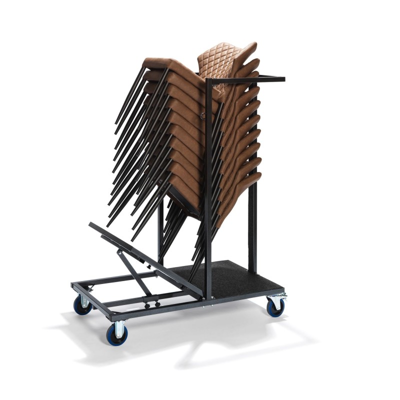 Veba - Uni Stack chariot de transport universel pour toutes les chaises et tabourets de bar empilables