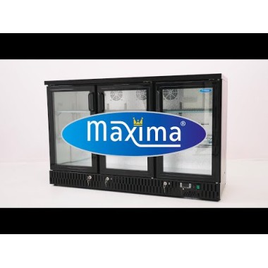 Maxima - Arrière bar - 227L - 2 portes  - 4 étagères