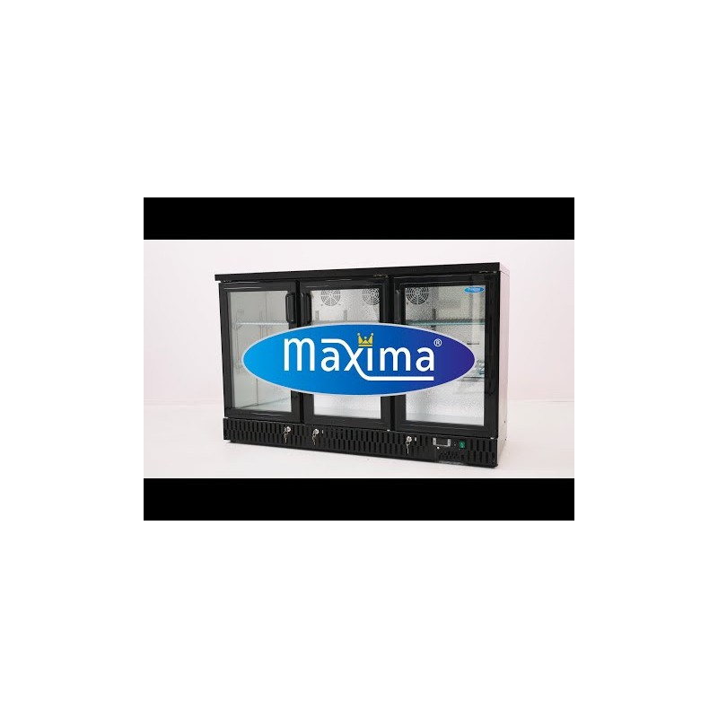 Maxima - Arrière bar - 227L - 2 portes  - 4 étagères
