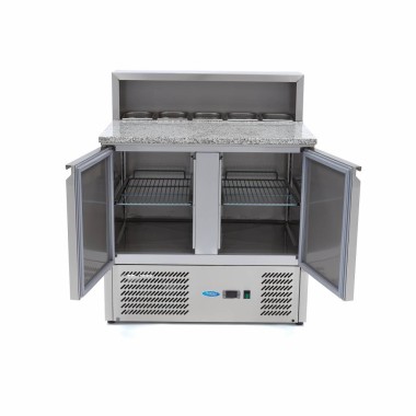 Maxima - Réfrigérateur pizza  - 90cm -  5 bacs GN 1/6
