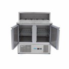 Maxima - Réfrigérateur pizza  - 90cm -  5 bacs GN 1/6