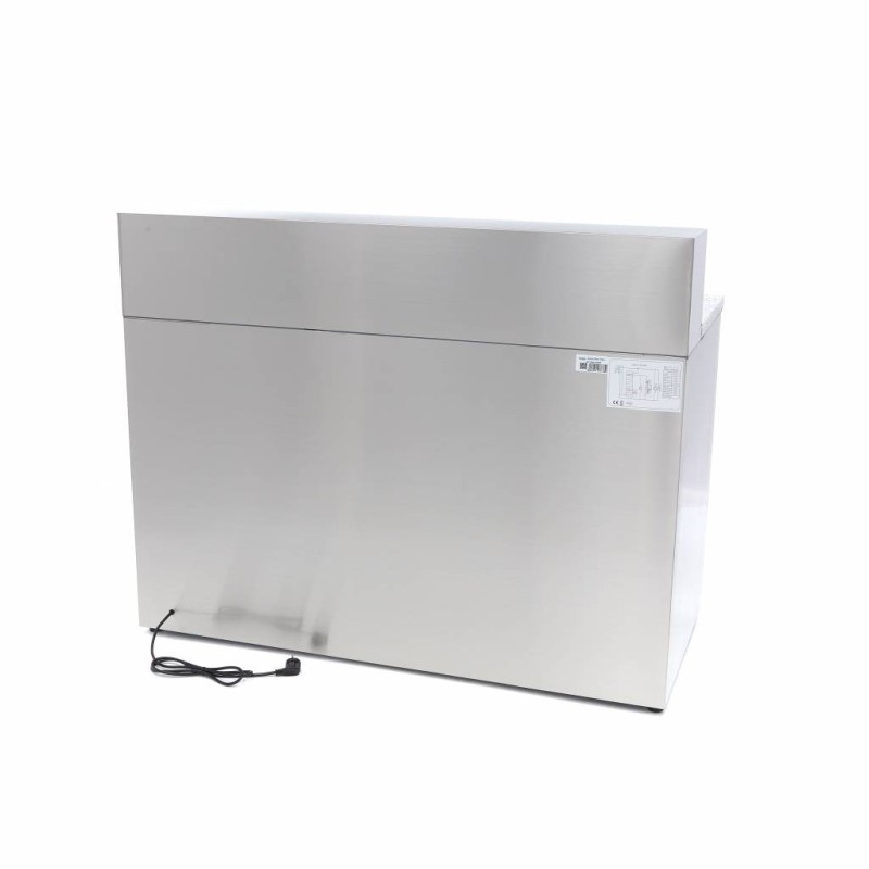 Maxima - Réfrigérateur de pizzas - 137cm - 3 portes - 8 bacs GN 1/6