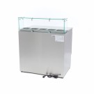 Maxima - Réfrigérateur à pizza professionnel - 90 cm  -  5 bacs GN 1/6