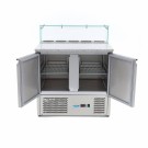 Maxima - Réfrigérateur à pizza professionnel - 90 cm  -  5 bacs GN 1/6