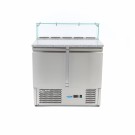 Maxima - Réfrigérateur à pizza professionnel - 90 cm  -  5 bacs GN 1/6