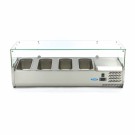 Maxima - Saladette de comptoir - 120cm -  4 bacs GN 1/3