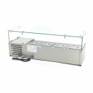 Maxima - Saladette de comptoir - 120cm -  4 bacs GN 1/3