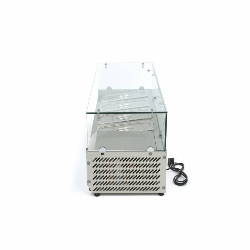 Maxima - Saladette de comptoir - 120cm -  4 bacs GN 1/3