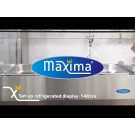 Maxima - Saladette de comptoir - 120cm -  4 bacs GN 1/3